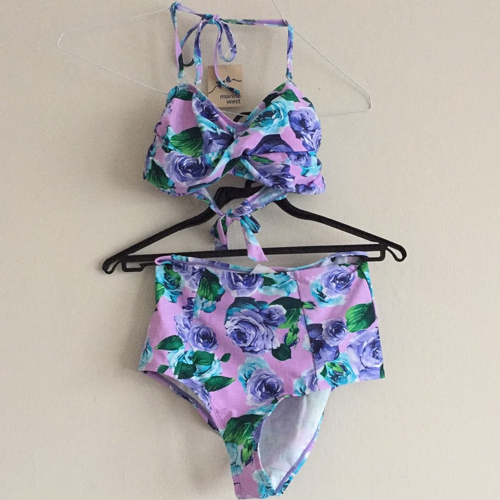 Marina West Floral Bathing Suit